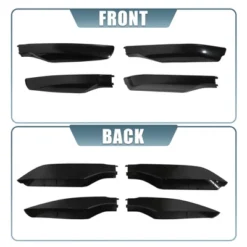 Unique Bargains Roof Rack Bar Rail End Protection Cover Shell For Toyota Land Cruiser Prado Plastic Black 1 Set -Outdoor Sports Series GUEST 835cd550 b2f6 4445 9379 98d366cda42e