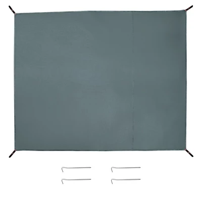 Unique Bargains Waterproof Tent Tarp With Ground Nail Gray 8 Unique Bargains Waterproof Tent Tarp With Ground Nail Gray - Image 8