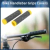 Unique Bargains Bike Handlebar Grips Covers 5.12" Gray 1 Pair