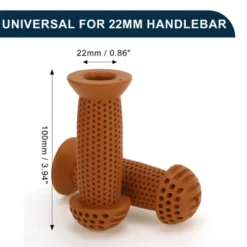 Unique Bargains Child Bike Handlebar Grips Covers 3.94" Brown 1 Pair -Outdoor Sports Series GUEST 83b19131 051e 4769 bdac 86c5e52cf2a1