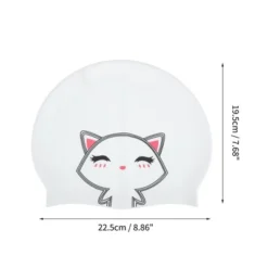 Unique Bargains Silicone Waterproof Cartoon Swim Cap 1 Pc -Outdoor Sports Series GUEST 83c12d78 3d87 4101 947a 5783225e9e3d