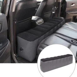 Unique Bargains Car Air Inflation Mattress Black Gray
