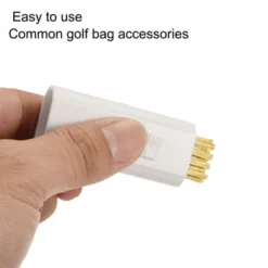 Unique Bargains Portable Retractable Double-sided Head Design Brass Wire Bristle With Clip Golf Club Brushes 4 Pcs White -Outdoor Sports Series GUEST 8593c91c 34cf 4d28 bf33 baf1a4f19797