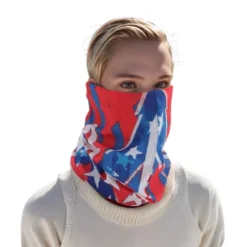 Unique Bargains Sunscreen Stars Pattern Face Scarf Mask Red Blue 1 Pc -Outdoor Sports Series GUEST 85abb3bf 6e2c 4495 9a70 d0ed5b27a7b4