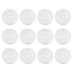 Unique Bargains Durable Precision Technology Good Balance Application Pickleball Balls 12 Pcs -Outdoor Sports Series GUEST 85c02ea1 dc49 4ee7 a836 b9bd953460bd