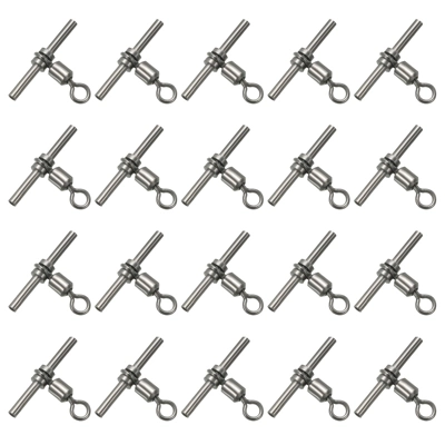 Unique Bargains 3-Way T-Shape Brass High Strength Cross Line Fishing Swivels 20 Pcs 8 Unique Bargains 3-Way T-Shape Brass High Strength Cross Line Fishing Swivels 20 Pcs - Image 8