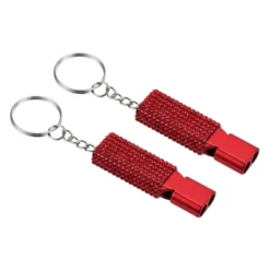 Unique Bargains Outdoor Camping Hiking Fishing Rescue Signaling Alloy Keychain Whistles 2 Pcs -Outdoor Sports Series GUEST 86988f41 f7a5 49a7 872f 3dcdb6646d8a