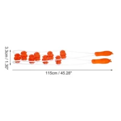 Unique Bargains Multiple Trigger Points Neck Shoulder PP TPE Orange Transparent Handheld Back Massager 1 Pcs -Outdoor Sports Series GUEST 8704a433 a3c4 4027 a4a4 420a97fa425c