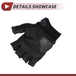 Unique Bargains Motorcycle Cycling Half Finger Gloves 1 Pair -Outdoor Sports Series GUEST 87f6d74e be18 4ab0 8854 bd6c91cf4be9