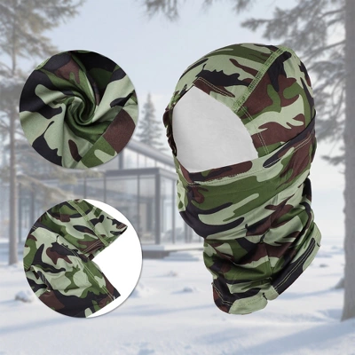 Unique Bargains Quick-drying Ice Silk Camouflage Balaclava Face Mask 1 Pc 3 Unique Bargains Quick-drying Ice Silk Camouflage Balaclava Face Mask 1 Pc - Image 3