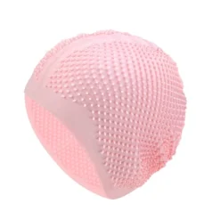 Unique Bargains Silicone Waterproof Embossed Dot Swim Cap 1 Pc -Outdoor Sports Series GUEST 88e77a5e cc75 4706 b063 4db3a6acd6b2