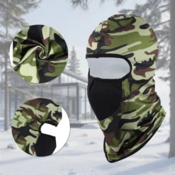 Unique Bargains Camouflage Balaclava Face Mask 1 Pc -Outdoor Sports Series GUEST 8968d7ae 7eb3 49df a409 ee6ed186d37b