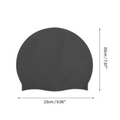 Unique Bargains Silicone Waterproof Non-slip Swim Cap 1 Pc -Outdoor Sports Series GUEST 8a280853 f607 44b2 b01f ec1de605e2b9