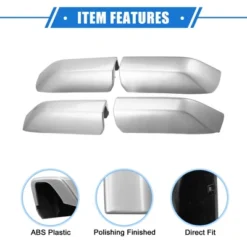 Unique Bargains Car Roof Rack Side Rails End Cover For Toyota 4Runner N280 2010-2022 Durable Plastic Silver Tone 4pcs -Outdoor Sports Series GUEST 8a771b29 19dc 42ed 937c d16f82ae7d66
