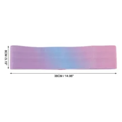 Unique Bargains Yoga Booty Bands 14.96"x3.15" 1 Pc
