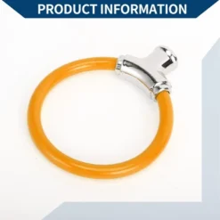 Unique Bargains Bicycle Lock Portable Ring Cable Anti-Theft Bike Lock Mini Ring Lock Orange 16.54" -Outdoor Sports Series GUEST 8c16f436 8a70 4896 9cf2 dfb0f489f4df