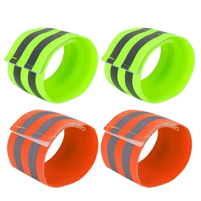 Unique Bargains Wrist Reflective Bands Tape Straps Bracelet Green Orange 4 Pcs 7 Unique Bargains Wrist Reflective Bands Tape Straps Bracelet Green Orange 4 Pcs - Image 7