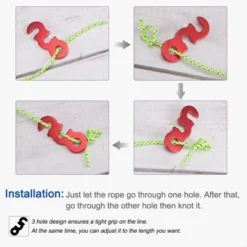 Unique Bargains Aluminum Straight Tent Cord Adjuster For Hiking Travel -Outdoor Sports Series GUEST 8c7c6091 0f5c 48c9 9900 314f7d4acd6c