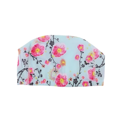 Unique Bargains Elasticity Plum Blossoms Pattern Swim Cap 5.91"x9.25" 1 Pc 5 Unique Bargains Elasticity Plum Blossoms Pattern Swim Cap 5.91"x9.25" 1 Pc - Image 5