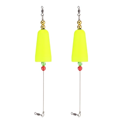Unique Bargains Plastic Weighted Popping Corks Conical Fishing Floats Rigs 2 Pcs 4 Unique Bargains Plastic Weighted Popping Corks Conical Fishing Floats Rigs 2 Pcs - Image 4