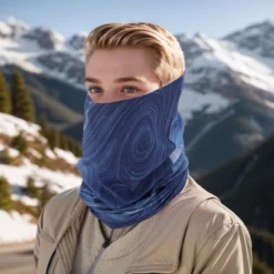 Unique Bargains Windproof Face Scarf Masks 1 Pc