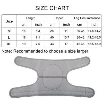 Unique Bargains Knee Brace Protection Nylon Knee Pads Soft Breathable Knee Support Knee Brace For Sport Gym 1 Pair 2 Unique Bargains Knee Brace Protection Nylon Knee Pads Soft Breathable Knee Support Knee Brace For Sport Gym 1 Pair - Image 2