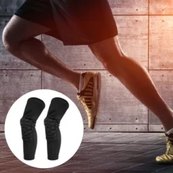 Unique Bargains Block Shape Knee Brace Protection Sponge Knee Pads Soft Breathable Knee Support Black 1 Pair -Outdoor Sports Series GUEST 8d57b1fa 243e 4602 b5c1 797a65dcb6bc