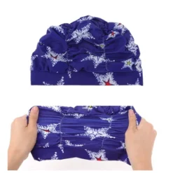 Unique Bargains Elasticity Large Stars Pattern Swim Cap 5.91"x9.25" 1 Pc -Outdoor Sports Series GUEST 8da1fa46 0260 4794 ac6e 72a7890cc040