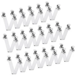 Unique Bargains Steel V Shaped Push Button Spring Lock Tent Pole Clips Kayak Paddle Snaps 20 Pcs -Outdoor Sports Series GUEST 8dc4c861 70cb 4162 84a4 20028ee98896
