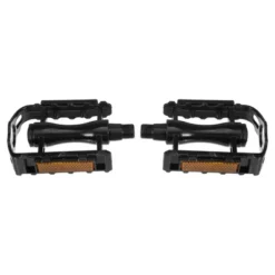 Unique Bargains Non Slip Pedals Platform Flat Bicycle Pedals 9/16'' For Road Bikes MTB Mountain Bikes Black 1 Pair -Outdoor Sports Series GUEST 8e211249 f44a 42f1 b84e a9c714071b31