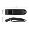 Unique Bargains Plastic Kayaking Hiking Survival Signal Marine Whistles 2 Pcs