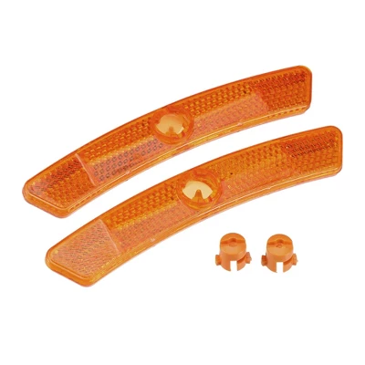 Unique Bargains Bike Reflectors Bike Accessories White 1 Pair 7 Unique Bargains Bike Reflectors Bike Accessories White 1 Pair - Image 7