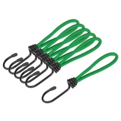 Unique Bargains Outdoor Camping Canopy Awning Cover Tent Elastic Cords With Hook 6" 10 Pcs -Outdoor Sports Series GUEST 90f76fe4 1859 46b3 801b 428486c4c870
