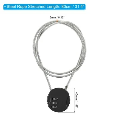 Unique Bargains Gym Locker Small 3 Digit Padlock Combination Locks 1 Unique Bargains Gym Locker Small 3 Digit Padlock Combination Locks