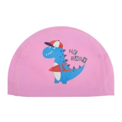 Unique Bargains Kid's Knitted PU Dinosaur Swim Cap 1 Pc -Outdoor Sports Series GUEST 92401c76 115a 40bc 9649 634648d5f1ca