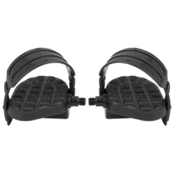 Unique Bargains Pair Road Mountain Non-Slip W Belts Strap Bike Pedals 5.12"x4.72"x2.09" 2 Pcs -Outdoor Sports Series GUEST 9273a456 0bf6 4427 898b 180903b4955a