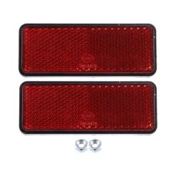 Unique Bargains M6x1.0 Plastic Rectangular Screw Mount Reflective Warning Reflector Red -Outdoor Sports Series GUEST 929bd589 1153 43af b828 0a5a84145abf