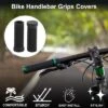 Unique Bargains Bike Handlebar Grips Covers 3.54" Long Black 1 Pair