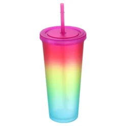 Unique Bargains Insulated Double Wall Tumbler With Lid And Straw 14 Unique Bargains Insulated Double Wall Tumbler With Lid And Straw -Outdoor Sports Series GUEST 93106567 95ef 4555 b04b 86af179e6a87