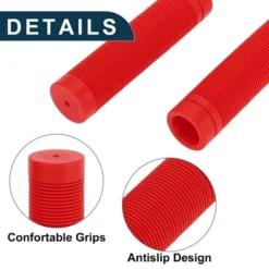 Unique Bargains Bike Handlebar Grips Covers 4.92" Red 1 Pair -Outdoor Sports Series GUEST 93437ebe 1ac3 4dd9 bef2 d3a1ed44efe0