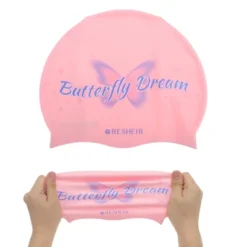 Unique Bargains Silicone Waterproof Butterfly Dream Swim Cap 1 Pc -Outdoor Sports Series GUEST 941fa38a 65cf 4762 a611 be43adf8fc16 1