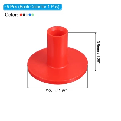 Unique Bargains Stability Soft Practice Training Rubber Cover Golf Tees 5 Pcs 1 Unique Bargains Stability Soft Practice Training Rubber Cover Golf Tees 5 Pcs
