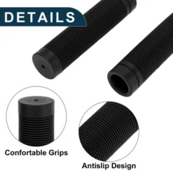 Unique Bargains Bike Handlebar Grips Covers 4.92" Black 1 Pair -Outdoor Sports Series GUEST 9564e130 8822 409f a011 38695a242505