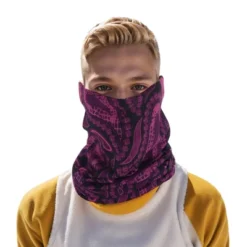 Unique Bargains Sunscreen Waterdrops Pattern Face Scarf Mask Purple 1 Pc -Outdoor Sports Series GUEST 956556df 9b39 488e 829a 3310d14d0e37