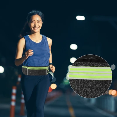 Unique Bargains Waist Pack Bag With Water Bottle Holder Gray 1 Pc 4 Unique Bargains Waist Pack Bag With Water Bottle Holder Gray 1 Pc - Image 4