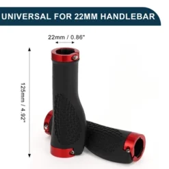 Unique Bargains Bike Handlebar Grips Covers 4.92" Red 1 Set -Outdoor Sports Series GUEST 95bf024d fe97 4914 851a 18fe656187f7