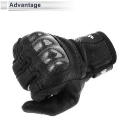 Unique Bargains Motorbike Gloves Spring Summer Breathable Smartphone Touch Black 1 Pair -Outdoor Sports Series GUEST 95eb4132 2264 4c24 ad6e db96f236ba19