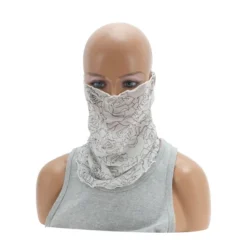 Unique Bargains Rose Print Earloop Neck Gaiter 1 Pc -Outdoor Sports Series GUEST 96071e53 c5b4 4506 b828 e9fbda723f46