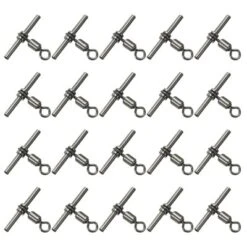 Unique Bargains 3-Way T-Shape Brass High Strength Cross Line Fishing Swivels 20 Pcs 15 Unique Bargains 3-Way T-Shape Brass High Strength Cross Line Fishing Swivels 20 Pcs -Outdoor Sports Series GUEST 963b06f8 c5ec 4a85 b583 fd28c2e40d78