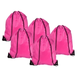 Unique Bargains Gym Sports Outdoor Traveling Nylon Polyester Drawstring Storage Bag 5 Pcs -Outdoor Sports Series GUEST 9650a886 b98f 49ab a3ea 878048a4b2c5